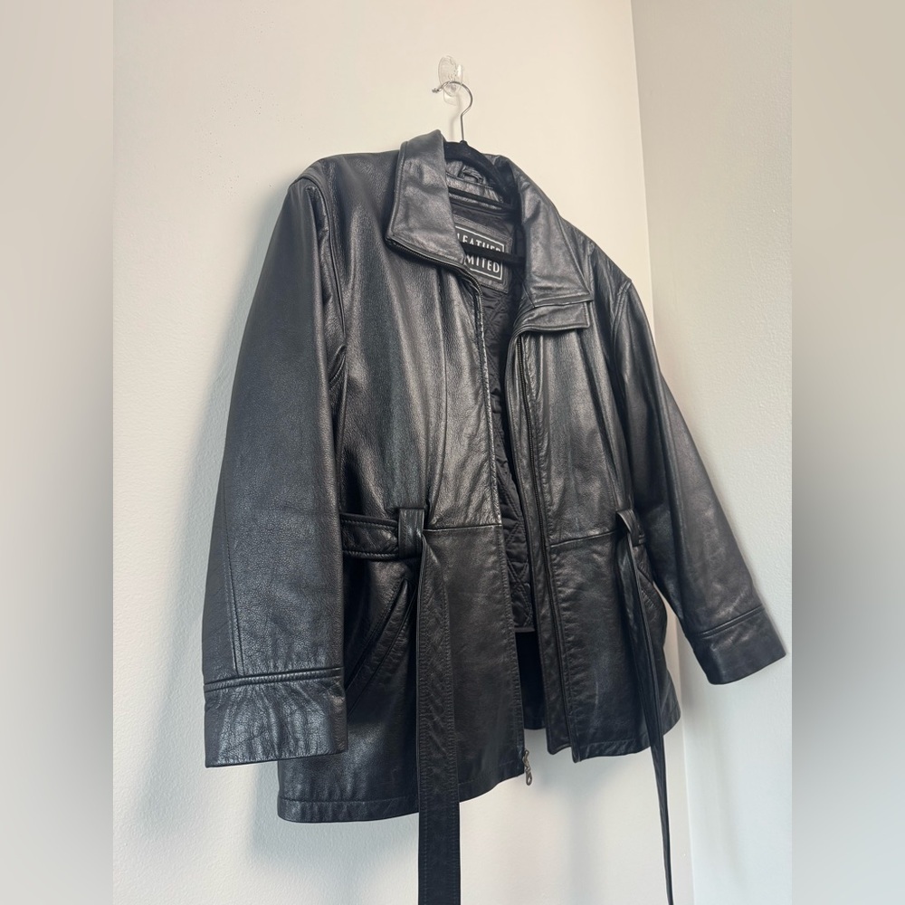 Genuine Leather from Leather Limited Vintage Black Jacket Size M